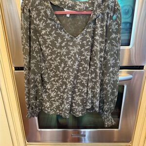 Lucky Brand Floral Print Women's Top, large